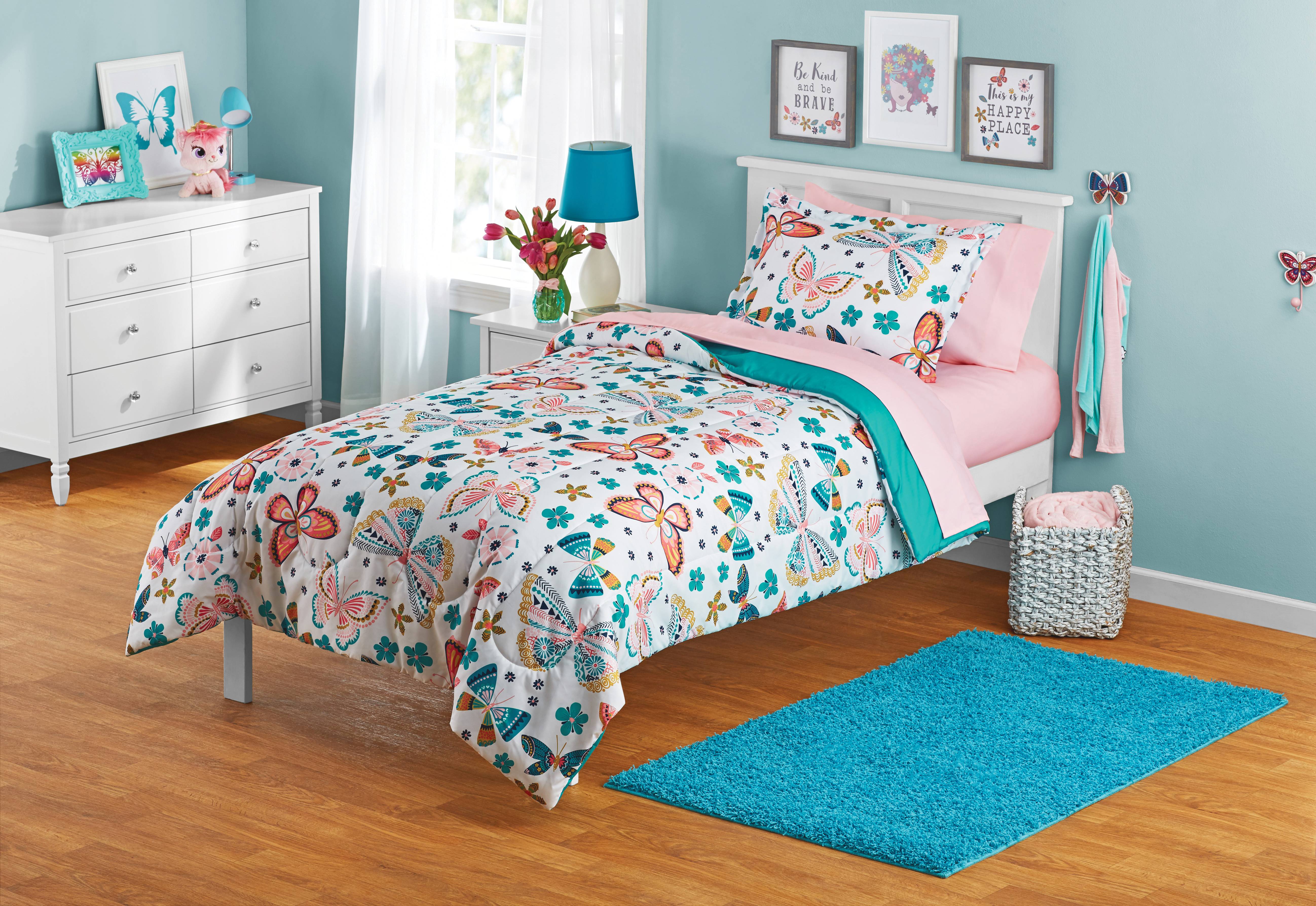 Your Zone Butterfly Bed in a Bag Coordinating Bedding Set