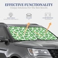 thumbnail image 4 of Sikiie Green Leaves Print Foldable Car Windshield Sun Visor, Car Window Sunshade Suitable for Sedan, SUV and Truck Car Accessories-Small, 4 of 6