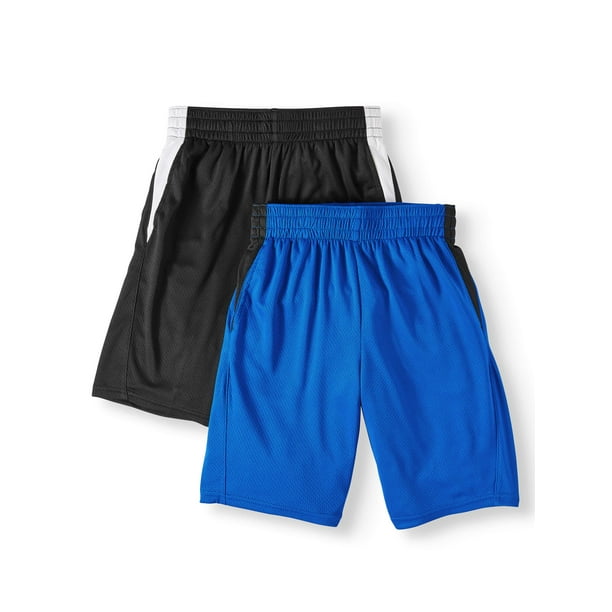 Athletic Works - Athletic Works Mesh Shorts Value, 2-Pack (Little Boys ...