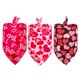 thumbnail image 1 of 3 pañuelos para perro, accesorios para el Día de San Valentín, para mascotas, con amor, tipo E, 1 of 1