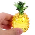 thumbnail image 3 of Small Crystal Pineapple Statue Living Room Tabletop Crystal Pineapple Ornament, 3 of 9