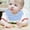 E, variant on Organic Muslin Baby Bib Adjustable Unisex Feeding Lap Towel for Girls and Boys Soft Absorbent Dribble Protector Easy Snap Fastener Closure Machine Washable Durable