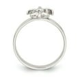 thumbnail image 2 of Sterling Silver Rhodium-plated 3mm Fleur De Lis Ring - Size 7, 2 of 2