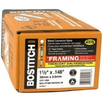 Stanley Bostitch PT-MC14815G-1M 1000 Count 1.5 in. X .148 Galvanized Metal Connec