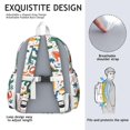 thumbnail image 5 of Cute Dinosaur Pattern Backpack for School,Cute School Bag,Schoolbag with Adjustable Shoulder Straps & Padded Back,13.4"x11"x4.7", 5 of 6