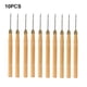 thumbnail image 3 of Toystoory 10 Pieces Wig Crochet Professional Weaving Big-Hole DIY Extension Repair Hook Tools Supplies Needle Making Sewing Type3 NO3, 3 of 6