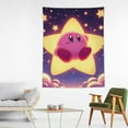 thumbnail image 3 of Star Kirby Tapestry Luxury Wall Hanging Tapestries Decor Gift For Bedroom Living Room Dormitory Aisle Mural Blanket, 3 of 8