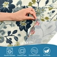thumbnail image 4 of Yayeee Kitchen Valance Rod Pocket 54" x 18" Living Room Window Curtain, Light Floral, 4 of 6