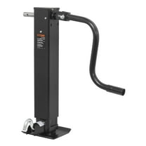 CURT 28512 Direct Weld On Heavy-Duty Trailer Jack, 12,000 lbs. 12-3/8 Inches Vertical Travel