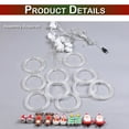 thumbnail image 6 of Morttic Christmas LED Hanging Lights, Xmas 3D Cartoon Curtain String Lights, Xmas Window Decor Fairy Lights, USB Powered, 2Pcs, 6 of 9