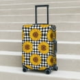 thumbnail image 6 of Rateoe Sunflowers Printed Luggage Cover, Suitcase Protector Fits 18-32 Inch Luggage-X-Large, 6 of 7