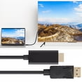 thumbnail image 1 of Video Adapter Cable Adapter Cable, 3Meters Conversion Line, Large Display Port to HD Multimedia Interface HD Audio Video Adapter for Projector PC TV, 1 of 7
