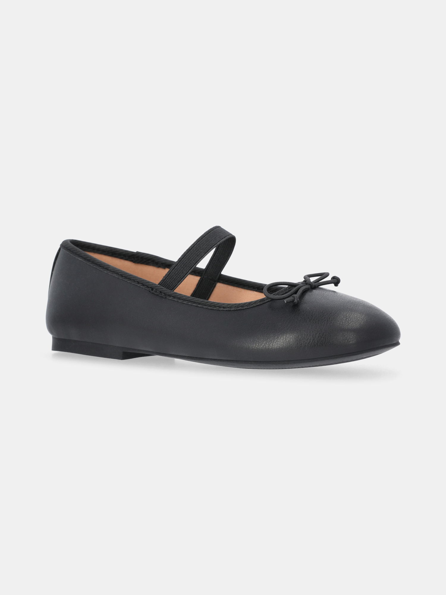 Wonder Nation Girls Bow Ballet Dress Shoes