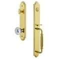 thumbnail image 3 of Grandeur Arcfgrfon_Eset_234 Arc Solid Brass Rose Keyed Entry Single Cylinder Full Plate, 3 of 5