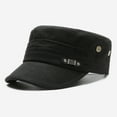 thumbnail image 2 of Men's Cot Ton Flat Cap / All Season Outdoor Fishing And Travel Hat, 2 of 9