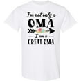 thumbnail image 3 of Inktastic I'm Not Only a Oma I'm a Great Oma with Flowers T-Shirt, 3 of 5