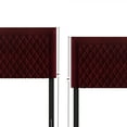 thumbnail image 6 of Castle Place Quilted Velvet Upholstered Queen Headboard, Red, 6 of 7