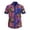 CL1, variant on Xiaohuagua African Shirts for Men Wax Print Short Sleeve Button Down Shirt Summer Vacation Casual Wear