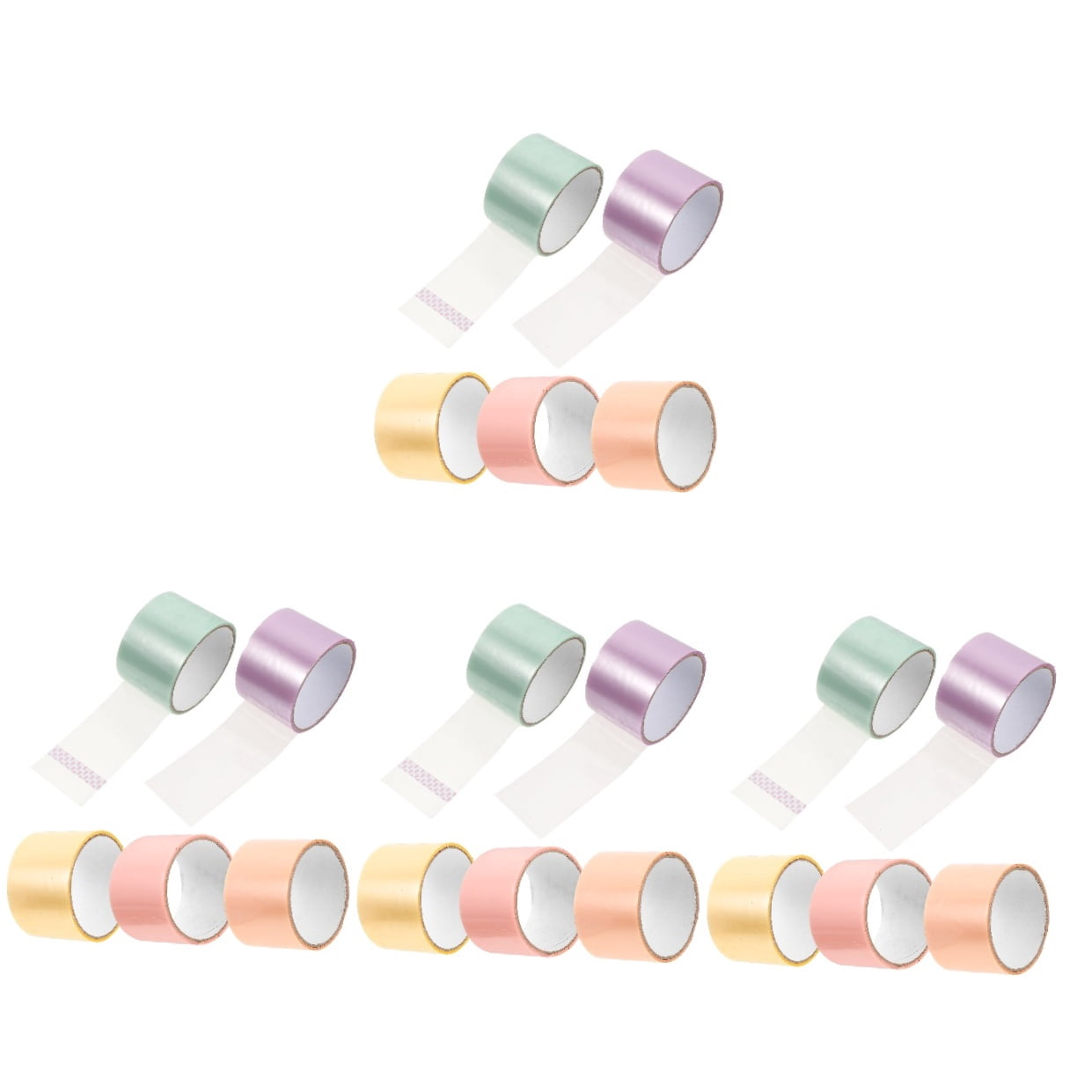 Worgeous 20 Rolls of Interesting Sticky Ball Tapes Decompression Plaything Colorful Adhesive Tapes