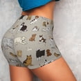 thumbnail image 4 of Fotbe Dog Animal Shorts Sin Costuras – Shorts Deportivos de Cintura Alta para Mujer, Elásticos para Gimnasio, Yoga, Running o Ciclismo-Medium, 4 of 8