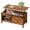 Rustic Brown, variant on GALAXHERO 39.4" Farmhouse Large Coffee Table Lift Top Coffee Table with Hidden Storage Compartment Sliding Barn Doors Modern Wood Center Table for Living Room White