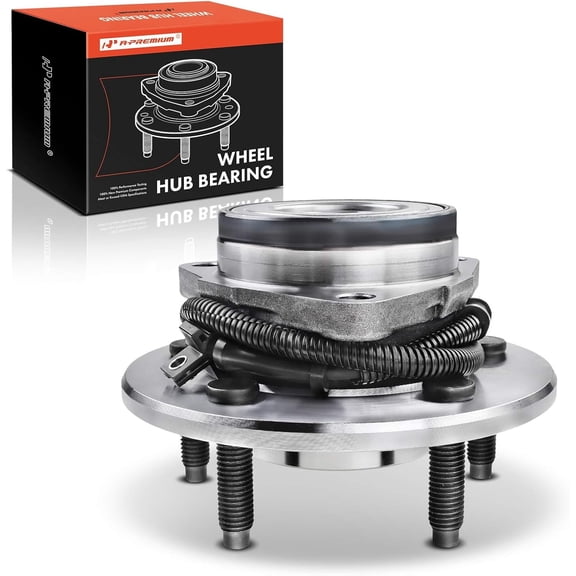 A-Premium Wheel Hub and Bearing Assembly Compatible with Ford F-150 2000-2003 F-150 Heritage 2004 4WD Front Left or Right