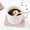 thumbnail image 6 of Kdxio Floral Retro Style Funny Coasters,4 Pcs Leather Coasters,Housewarming Gifts,Protect Furniture from Water Marks Scratch and Damage, 6 of 8