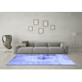 thumbnail image 3 of Ahgly Company Machine Washable Indoor Rectangle Persian Blue Traditional Area Rugs, 2' x 4', 3 of 4