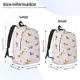 thumbnail image 3 of Lsque Dachshund Dog Puppy Pattern Canvas Daypack, Durable Backpack, High-quality Versatile Backpack,Vintage Compact Backpack-Medium, 3 of 6