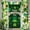 B, variant on Danhjin St Patricks Day Door Cover Outdoor for Outdoor Decoration Irish Festival Decoration