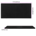 thumbnail image 2 of SEUNMUK 5 Pack 12 x 18 inch Rubber Bar Service Mat, 1cm Non Slip Rubber Bar Spill Mat for Cocktails, Coffee, Black, 2 of 5