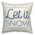 thumbnail image 2 of Creative Products Let It Snow Skis 16 x 16 Spun Poly Pillow, 2 of 3