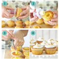 thumbnail image 5 of Removedor de núcleo de pastel de plástico Cortador de émbolo de pastelería// kaili Sencillez, 5 of 5