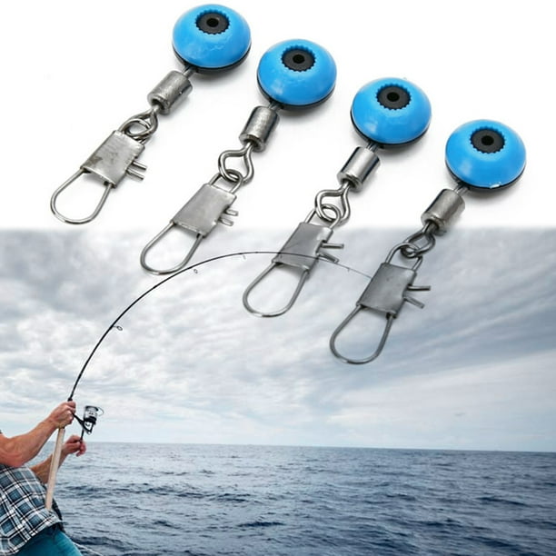 Hi.Fancy 50 Pcs Fishing Line Hook Swivels Shank Fishing Hook Connector Clip Connector Snap Clip Sea Beans Lure Fishing Tackles Accessory Other 3cm
