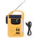thumbnail image 1 of Radio de manivela Solar RD339, Radio meteorológica FM AM multiusos estable de alto brillo con linterna LED para exteriores, 1 of 5