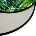 thumbnail image 4 of GZHJMY Palm Leaf Round Area Rug Watercolor Tropical Leaf Non Slip Absorbent Comfort Round Rug Floor Carpet Yoga Mat for Entryway Living Room Bedroom Sofa Home Decor (3' in Diameter), 4 of 7