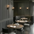thumbnail image 5 of LNC Tucana 5.9-in W 1-Light Matte Black Modern/Contemporary LED Wall Sconce, 5 of 14
