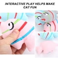 thumbnail image 3 of Juguete interactivo con hierba gatera para gatos, juguete interactivo con forma de pez pequeño, 3 uds., 3 of 5