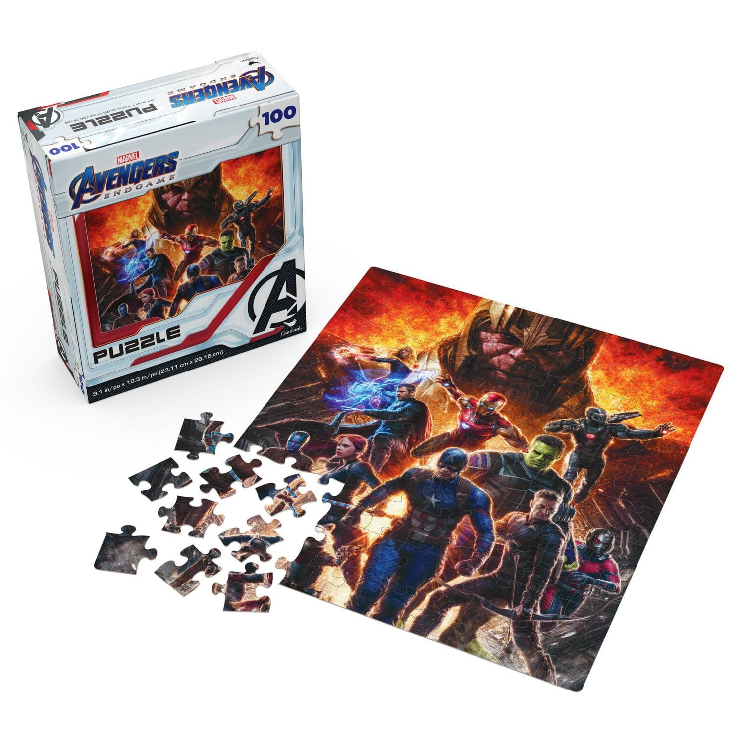 Avengers, Puzzle de 100 pièces, pour les familles et les enfants à partir de 4 ans