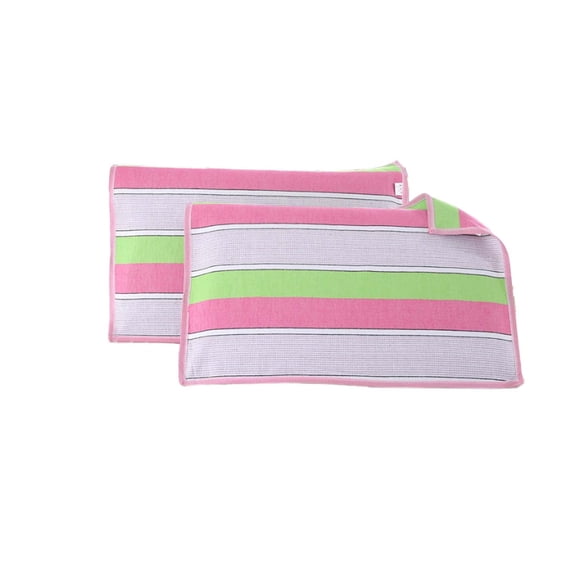 CASAFUN Pillow Covers back to School Supplies King Stripe Soft Brushed Microfiber Pillowcases with Hidden Zipper Closure Single Padded Four Seasons Bed Pillow Shams for Bedroom Sofa Car