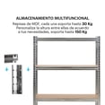 thumbnail image 4 of Rack Estante Metalico Organizador Anaquel Mueble 5 Niveles, 4 of 5