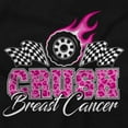 thumbnail image 2 of Crush Breast Cancer Flaming Tire Girls Kids T Shirt Tees Brisco Brands S, 2 of 6