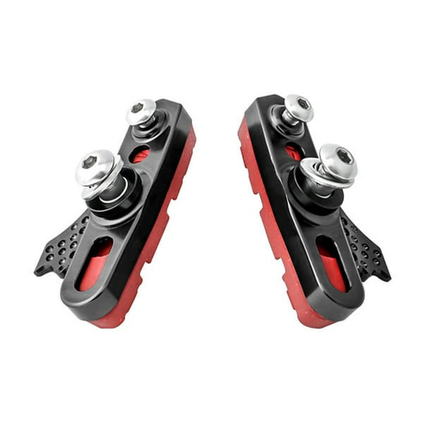 Greeniant 1 par de pastillas de freno, accesorios de ciclismo mejorados, pieza de bicicleta para reemplazar Ciclismo Negro/Rojo Greeniant OD020648-02