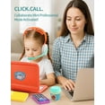 thumbnail image 7 of Pretend Play Toys, Kids Work Toys from Home Office, Pretend Work Station Set with Fake Laptop,4 Velcro App Stickers,Toy Cell Phones,Headset & Coffee Cup, Work Simulation Office Play for KIds Ages 3+, 7 of 7