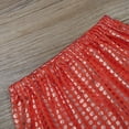 thumbnail image 4 of YWOAGH Robe de Fête pour Filles, Spectacle de Performance, Pois, Paillettes, Ligne A, Taille Élastique, Rouge, 9-10 Ans, 4 of 7