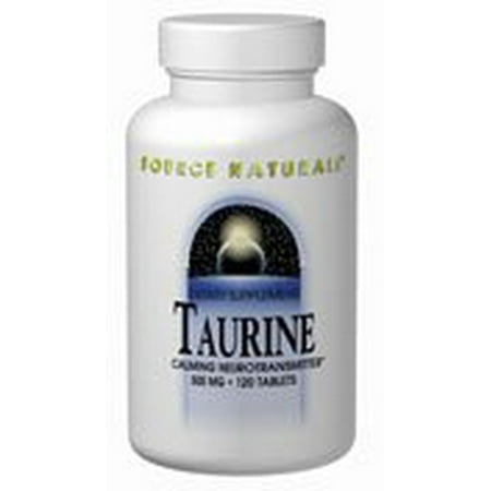 Taurine 500 mg - 60 Tablets by Source Naturals