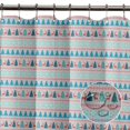 thumbnail image 5 of S4Sassy Gray Snowflake & Tree Christmas Waterproof Bathroom Shower Curtain With Roller Rings Hook-60 x 75 Inch, 5 of 6