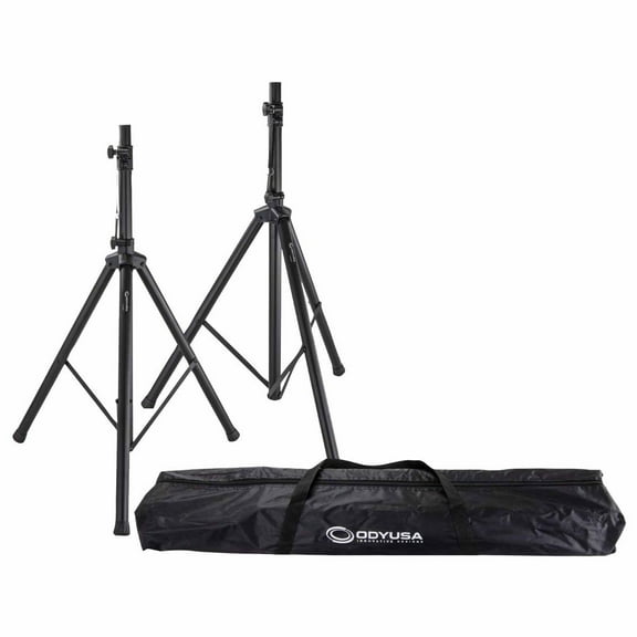 Odyssey LTS2X2B Speaker Stand Pair with Carrying Bag