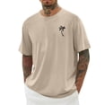 thumbnail image 2 of Men's Hawaii Printed T-Shirt Men's Loose Casual Short Sleeve Top3XL, 2 of 4
