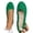 A-Green303, variant on WZEIIOT Womens Knit Ballet Flats Round Toe Slip On Comfortable Walking Shoes Casual Summer Daily